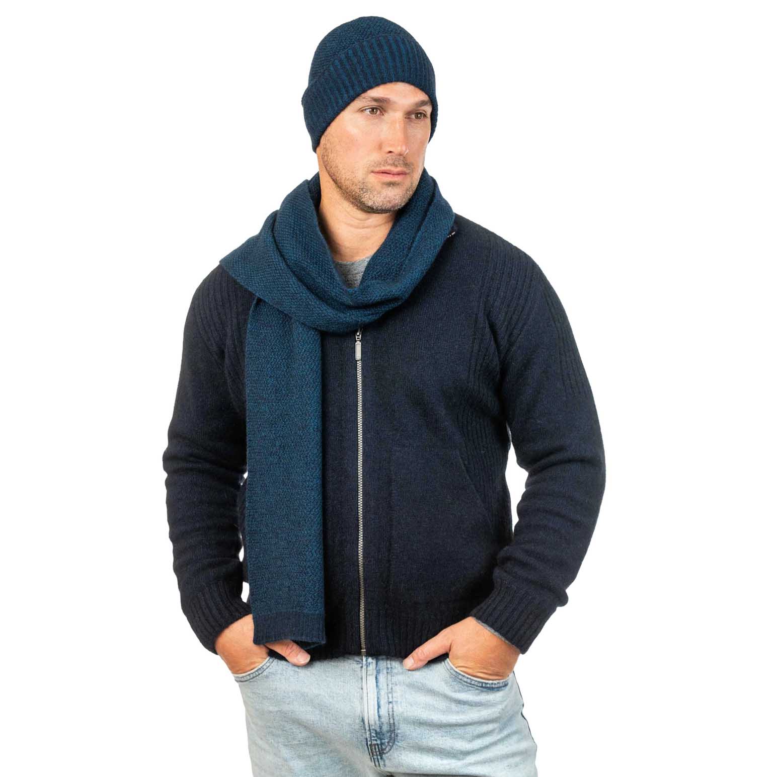 Brushtail Moss Stitch Plated Scarf